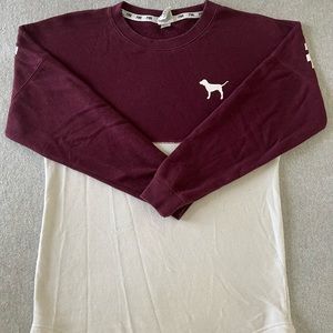 #pinknation Pink by Victoria’s Secret oversized long-sleeved tee